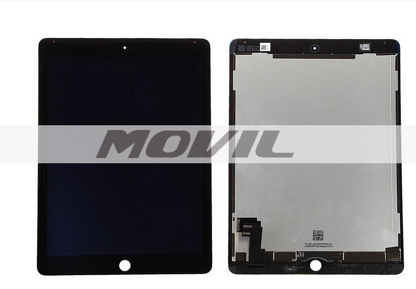 For Ipad Air 2 2nd ipad 6 A1567 A1566 LCD Display Touch Screen Digitizer Glass Lens Assembly Replacement Black